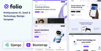 Folio - Multipurpose AI, SaaS & Technology Django Template